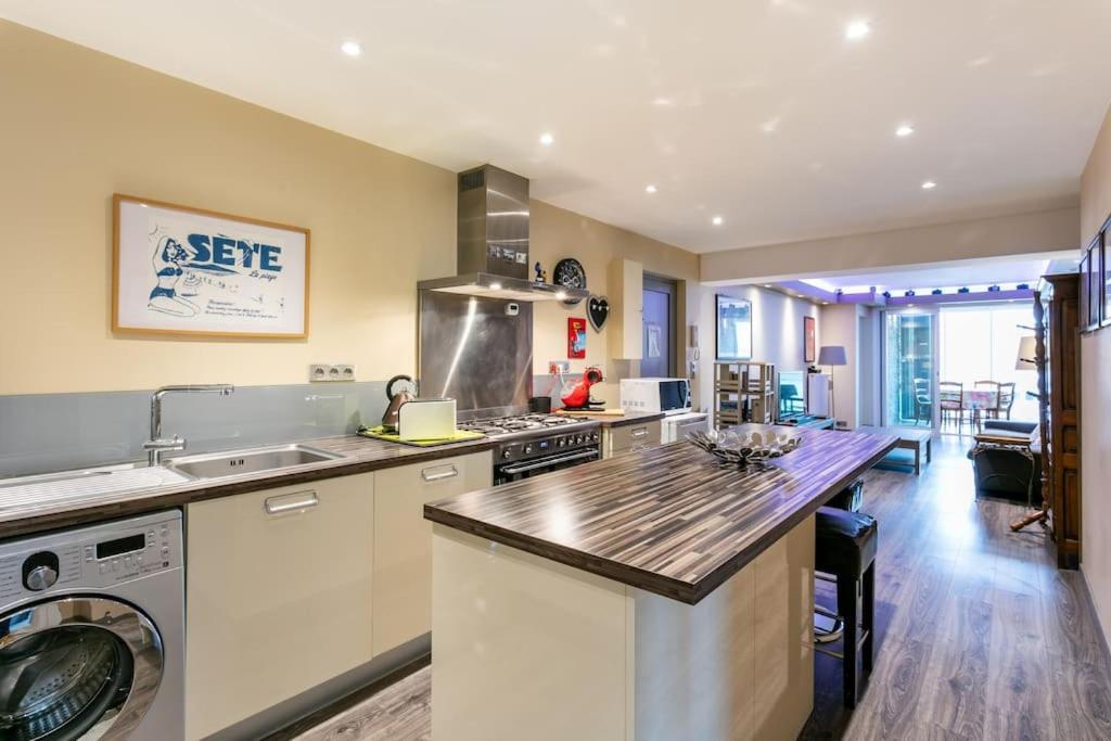 Appartement T4 Centre Ville Sete Tout Confort 3 Chambres 外观 照片